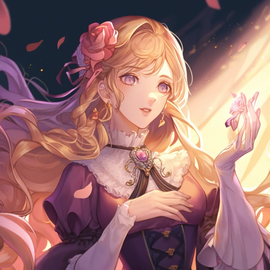 Josei anime princess with blonde hair Josei anime princess with blonde hair