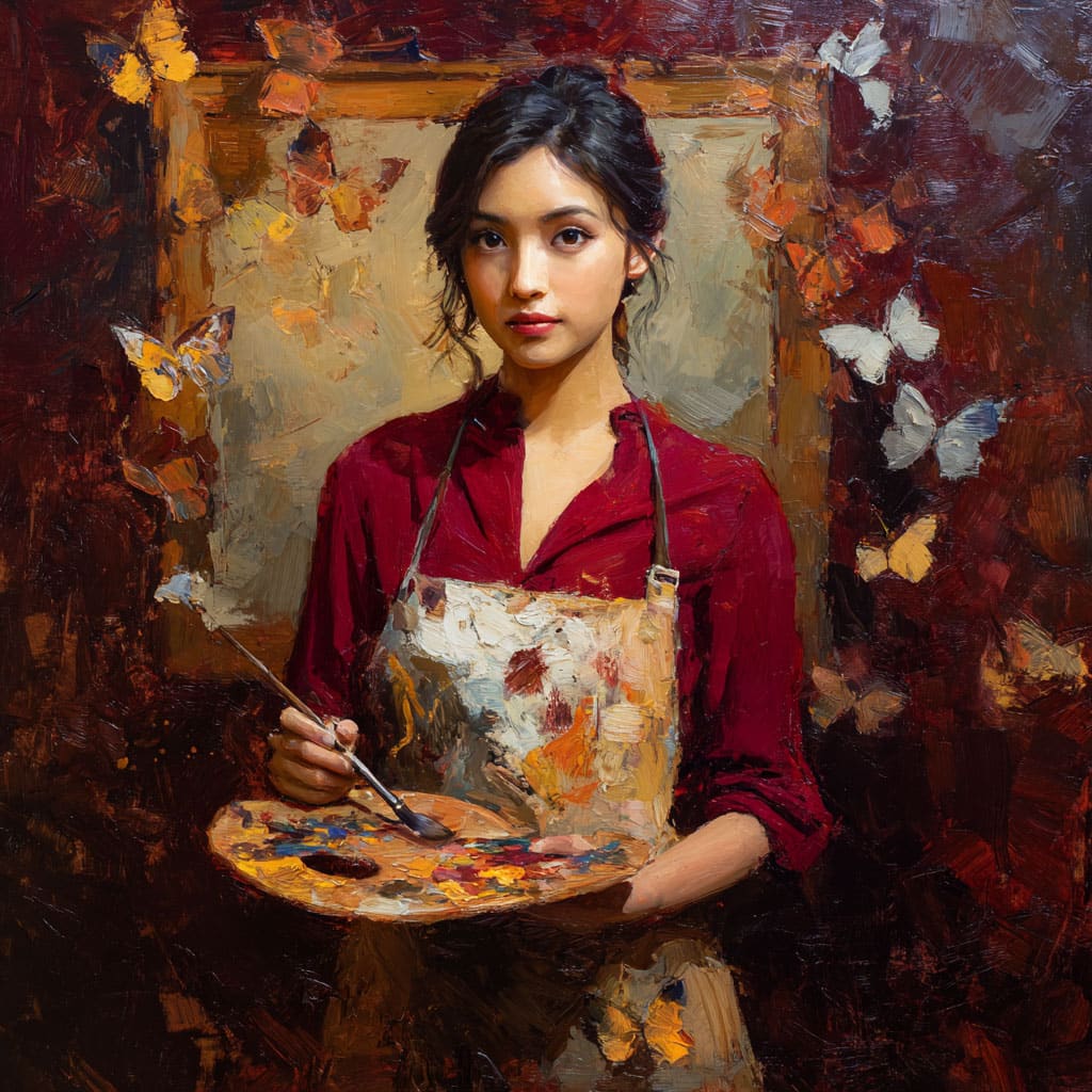Sarah Chen - Traditional Painting & Portraits