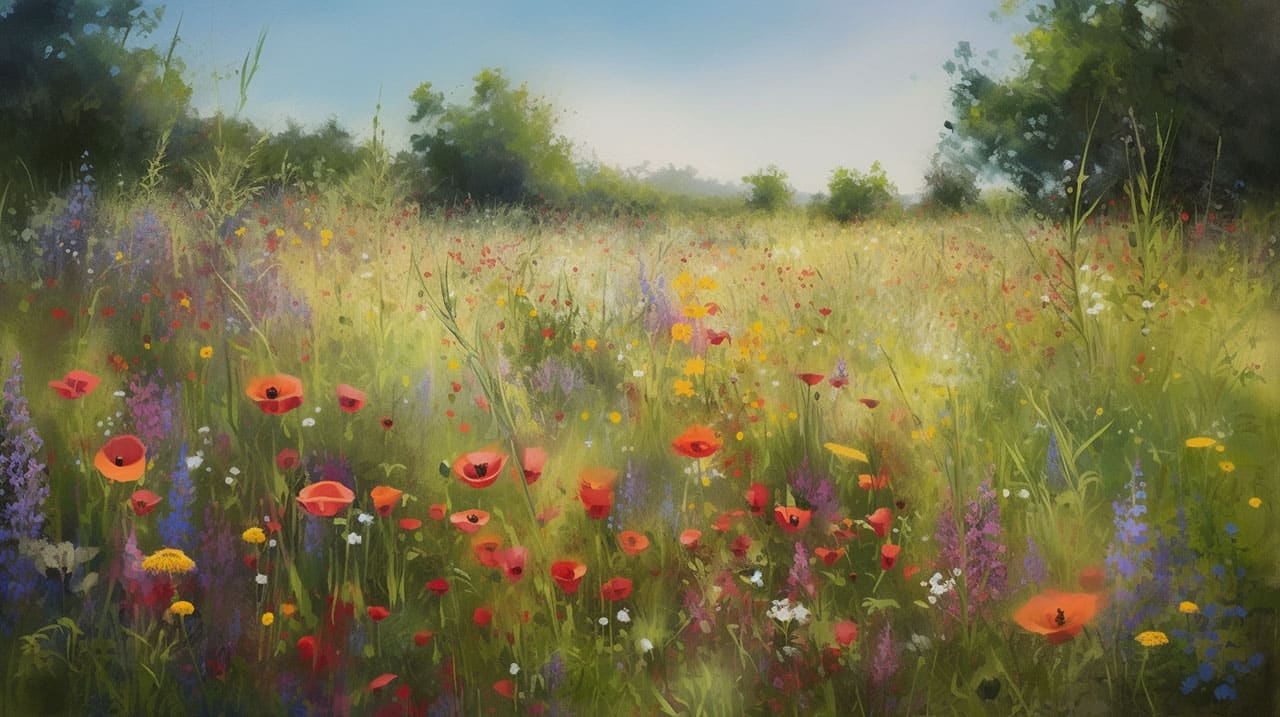 blooming wildflowers blooming wildflowers