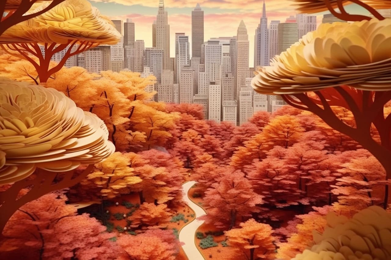 Central Park Kirigami Central Park Kirigami