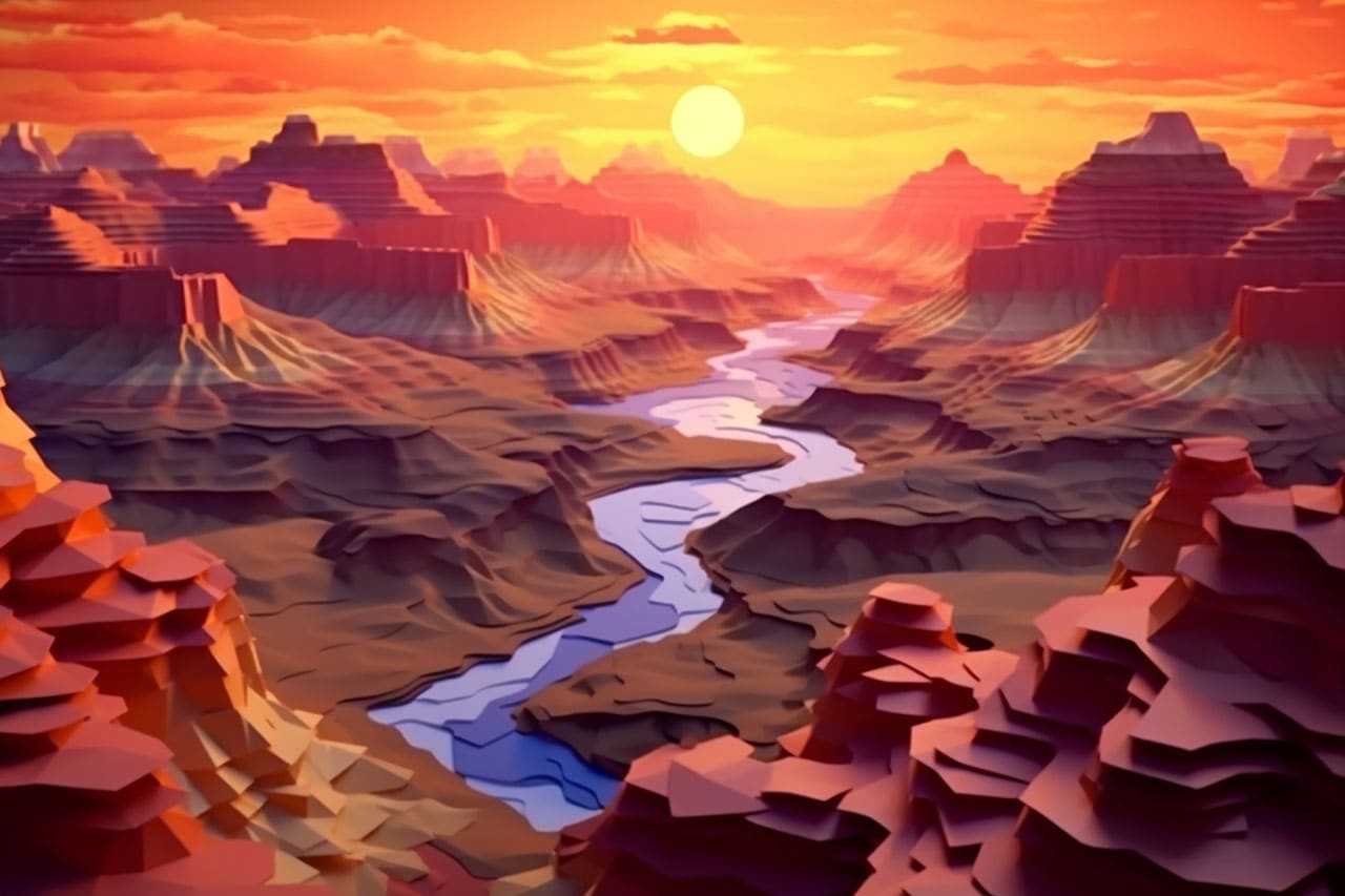 Sunset over the Grand Canyon Sunset over the Grand Canyon