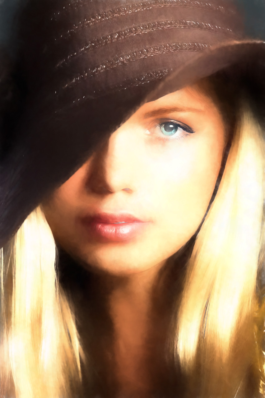 Tipped Hat in Watercolor Tipped Hat in Watercolor