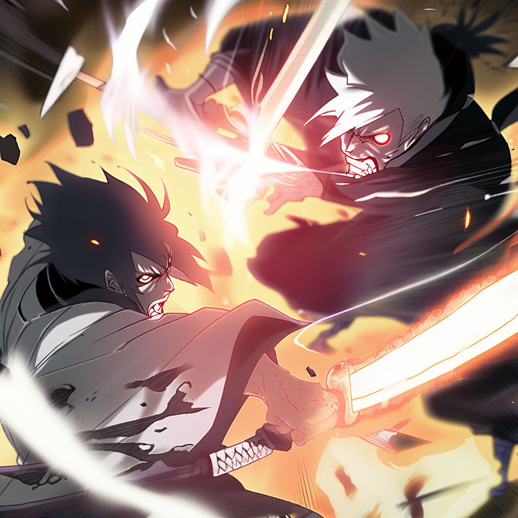Gekiga anime style - battle
