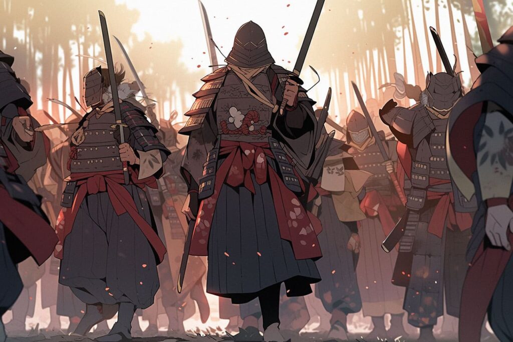 Jidaimono feudal warriors