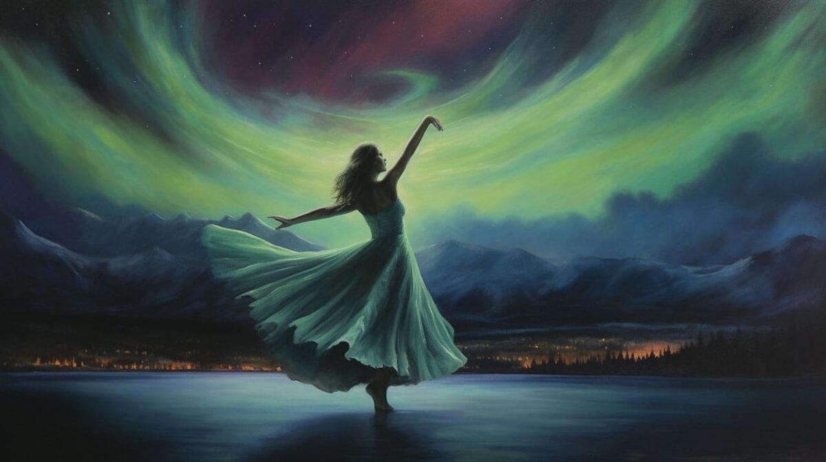 Paintings of personification - Northern Lights