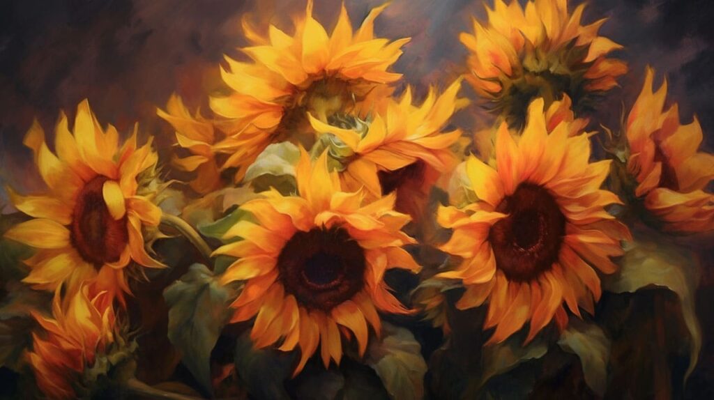 radiant sunflowers