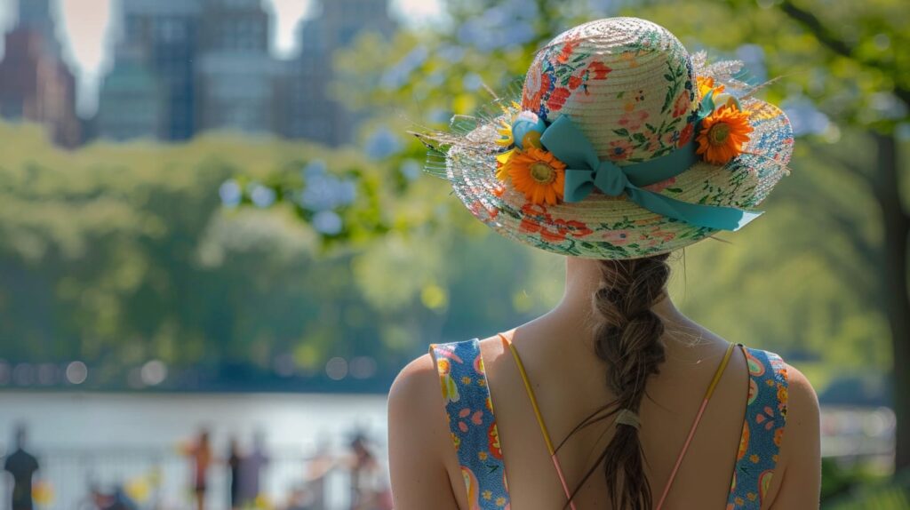 Easter bonnet in Central Park