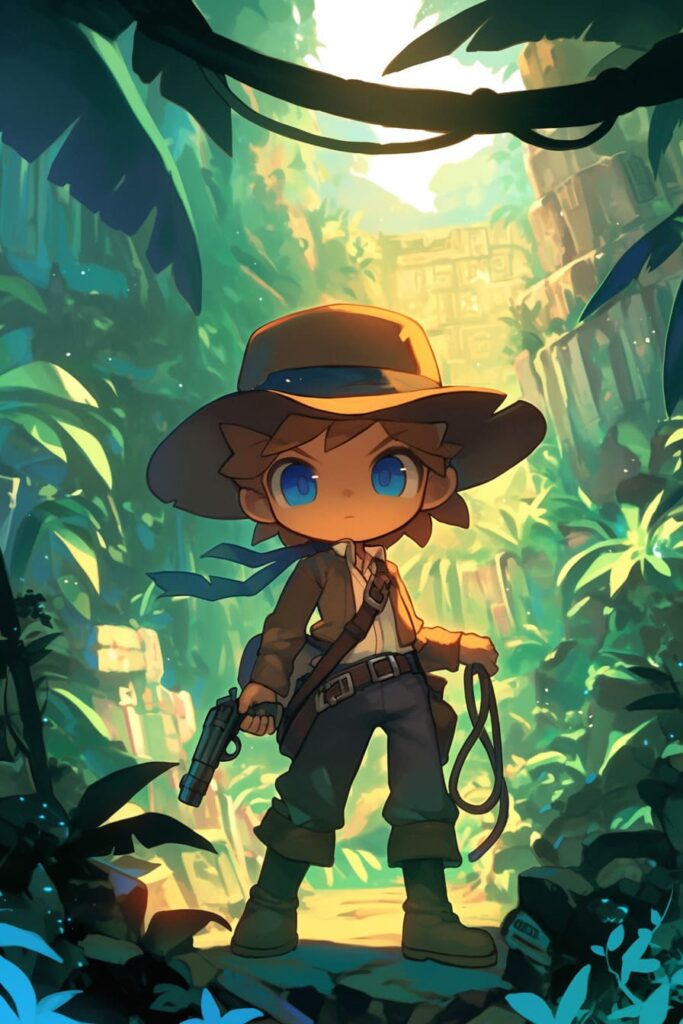 Chibi Indiana Jones