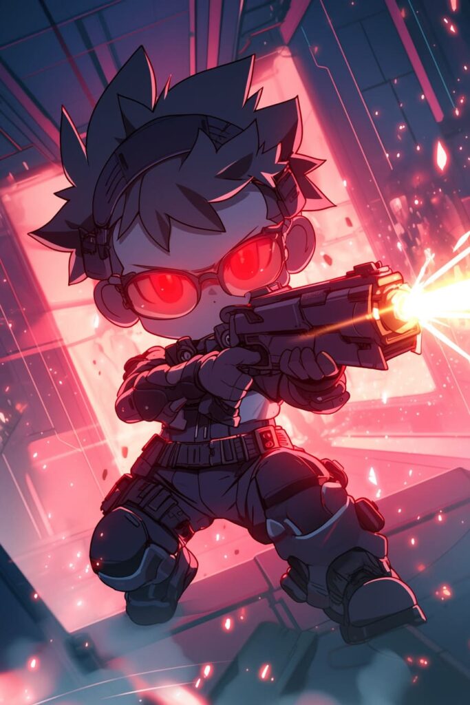 chibi style terminator